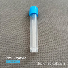 Cryovial de 7 ml auto-extraterre avec une vis à vis